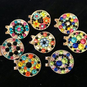 Pretty Putts Golf Ball Markers - Colorful & Black